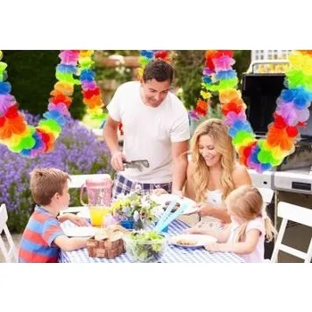 Havajská girlanda vícebarevná 300 cm Havaj