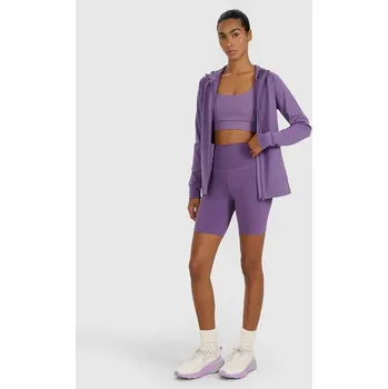 Dámské kraťasy 4F Kraťasy Cyklistické kalhoty Getry Růžová S