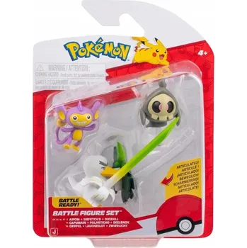 Figurka Pokémon - Sada 3 figurek: Aipom, Sirfetch'd a Duskull - PKW4093