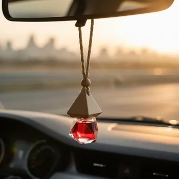 Vůně do auta Aroma lahvička do auta - červená