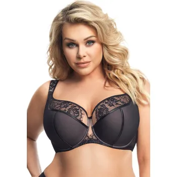 Podprsenka Polovyztužená dámská podprsenka ALICANTE K647 Černá černá 80I