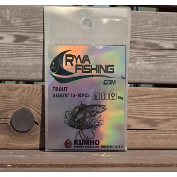 Rybářský háček KUMHO-PSTRUHOVÉ HÁČKY S HROTEM TROUT VEL.10-10KS