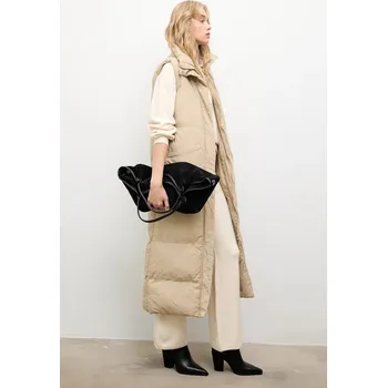 Dámská vesta Vesta Answear.LAB LJK.TONEYGILSTN.ums béžová 80X, vel. S