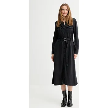 Dámské šaty Džínové šaty Levi's 004H3.0001 černá 99X, vel. S