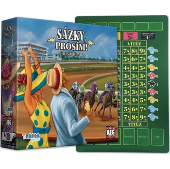 Desková hra TLAMA games Sázky, prosím! + herní podložka (playmat)
