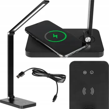 Lampička Stolní lampička Masterled Ingrid černá, výkon až 7 W