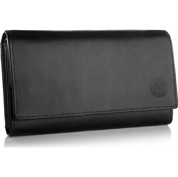 Peněženka Betlewski dámská peněženka z pravé lícové kůže černá