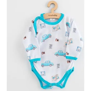 Kojenecké celorozepínací body New Baby Classic II cars 56 (0-3m)