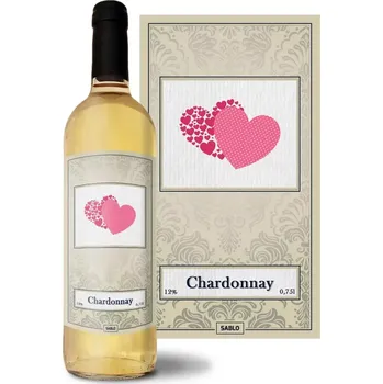 Víno Sablio Bílé víno Srdce: 0,75 l