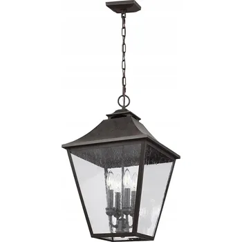 Feiss Galena FE-GALENA8-XL-SBL závěsná lampa 4x40W/E14 IP44