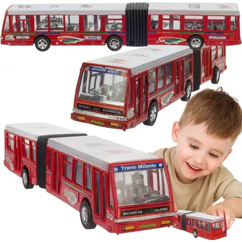 autíčko Kloubový autobus Velký městský autobus Hračka s pohonem