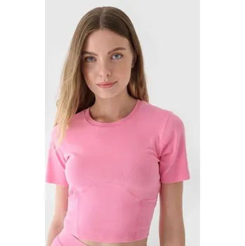 Crop top slim smooth dámský 4F 4FRAW24TTSHF2581-54S L
