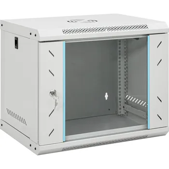 Rozvaděč ZBXL 9U Nástěnná síťová rozvodná skříň 19" IP20 53 x 40 x 45 cm