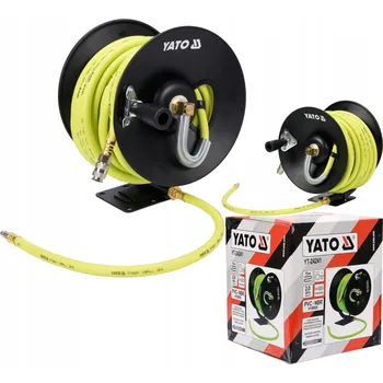 Příslušenství ke kompresoru PNEUMATICKÁ HADICE S NAVIJÁKEM 15M YATO 24241