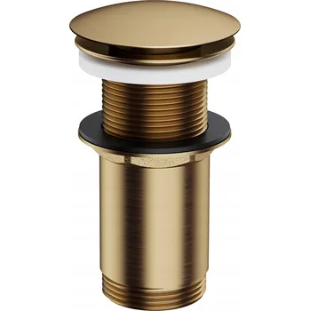 Sifon Klik-klak zátka do umyvadla bez přepadu, antická bronzová Omnires A716BR