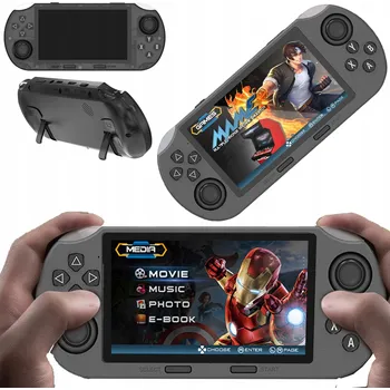 Herní konzole Retro konzole SF3000HD s 2000 hrami - přenosná herní konzole pro děti i dospělé