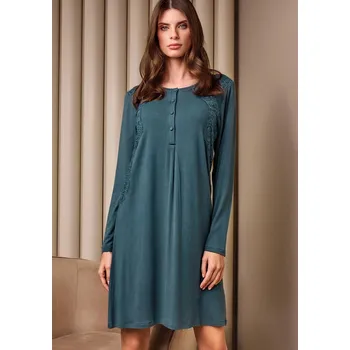 Dámská noční košile Lormar 633841 Petrolejová M