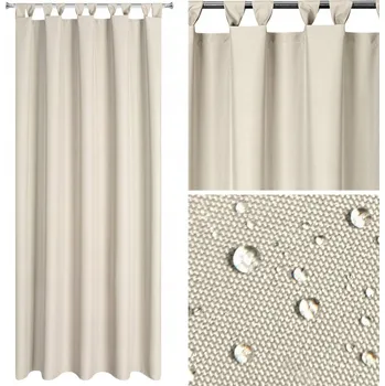 Závěs Závěs Eurofirany béžový, voděodolný, zatemňovací, 155 x 240 cm, ramenní popruhy