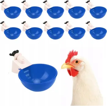 Krmítko pro ptáka 10 KS AUTOMATICKÉ NAPÁJEČKY PRO DRŮBEŽ SLEPICE HOLUBY