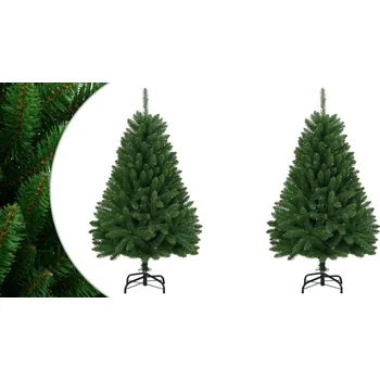Vánoční stromek Zelený umělý vánoční stromek na pantech se stojanem, 150 cm