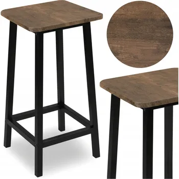 Barová židle Barová Židle LoftInspired , starý dub, dřevo 65 cm