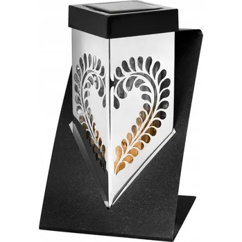 Svíčka Hřbitovní Svíčka PARIS LED andělský plamen stříbro