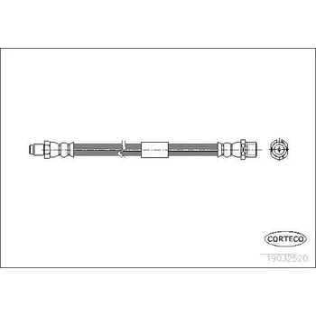 Brzdová hadice Brzdová hadice CORTECO COR19032520
