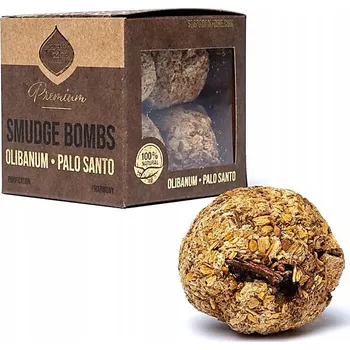 Čajovna Prémiové vonné koule Olibanum & Palo Santo 8 kusů 65g Sagrada Madre