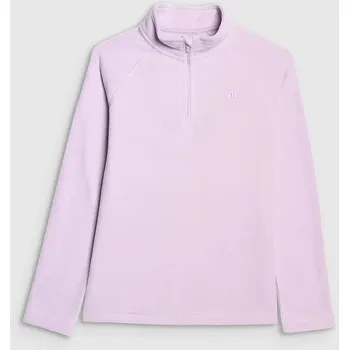 Dívčí mikina Fleecová Mikina 4F růžová vel. 134-140