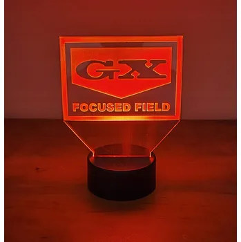 Stojací lampa LED Lampa Akai GX s Dálkový Ovladač, jménem a věnováním