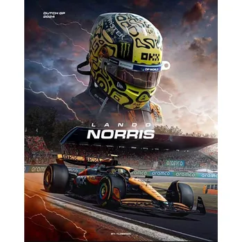 PUZZLE Personalizované puzzle Lando Norris McLaren F1 Dárek 252 dílků, formát A3 #5