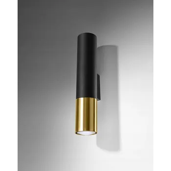 Nástěnné svítidlo Nástěnné svítidlo SOLLUX LIGHTING černé, žluté GU10 40 W