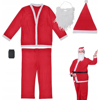 Karnevalový kostým Kostým Mikuláš, Kostým Svatého Mikuláše Profesionální kostým Sada 6ks