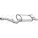 Zadni tlumic vyfuku WALKER 23482