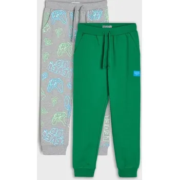 Dětská móda Sinsay - Sada 2 tepláků - šedá - 082AX-85M - 082AX-85M-128-1