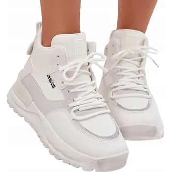 Dámské tenisky DÁMSKÉ SPORTOVNÍ BOTY NA PLATFORMĚ BIG STAR SS274510 BÍLÉ 41