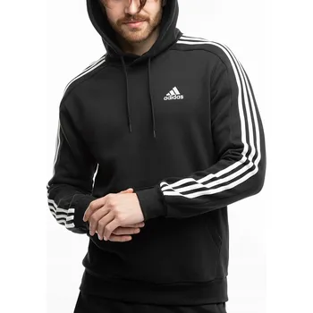 Pánská mikina Pánská mikina fleecová mikina Adidas s kapucí vel M