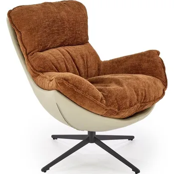 Nábytek Křeslo Lobster - Halmar Skořicový 90x92 cm