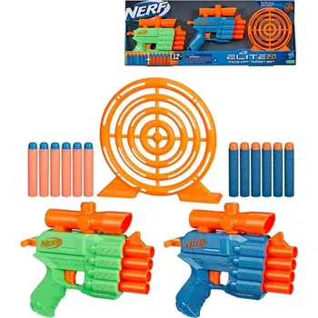 Hasbro NERF Elite 2.0 Face Off Target Set 2 blastery s terčem + 12 šipek