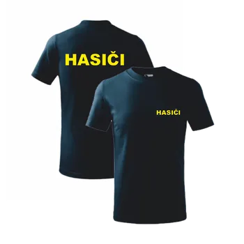 Tmavě modré dětské triko pro hasiče