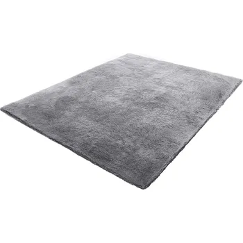 Vevor Plyšový koberec do interiéru 2.44×3.05m, protiskluzový, kouřově šedý