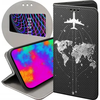 Pouzdro na mobilní telefon Pouzdro s klopou Hello Case pro Samsung Galaxy A13, bílé