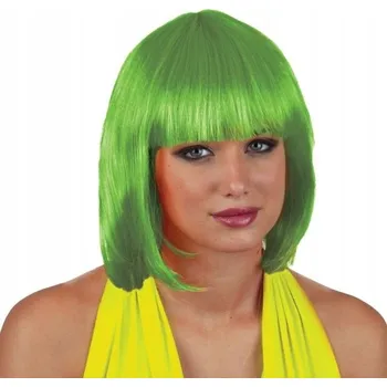 Karnevalová paruka Zábavná a módní zelená paruka