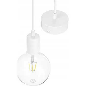 Závěsné svítidlo Kolorowe Kable Loft metal line 1-bodové světlo E27