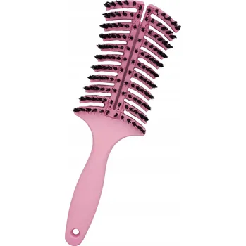 kartáč na vlasy Velký profilovaný kartáč na vlasy růžový Profiled Hairbrush Michel Philippe