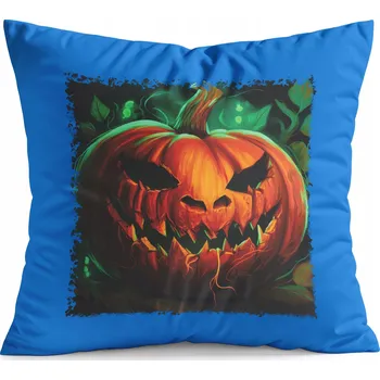 Polštář POLŠTÁŘ MODRÝ DÁREK – HALLOWEEN