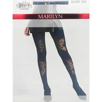 Dámské spodní prádlo Luxusní punčocháče Marilyn Monroe 3/4