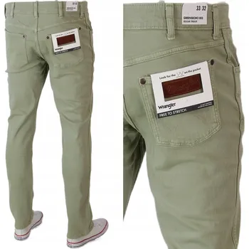 Pánské džíny WRANGLER GREENSBORO Džíny rovného střihu REGULAR, materiál "DARK TEA" _ W42 L32