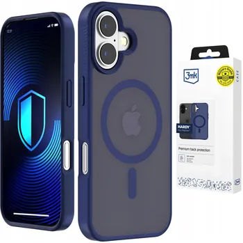 Pouzdro na mobilní telefon Pouzdro s MagSafe na zadní stranu Apple iPhone 17 - 3mk Hardy Hazy MagCase Blue