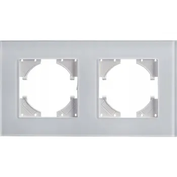 vypínač Dvojitý Rámeček Viplast bílý